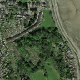 Satellite imagery of Oystermouth Castle, GB