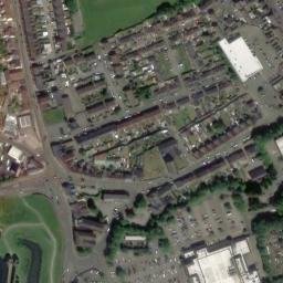 Satellite imagery of Caerphilly Castle, GB