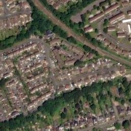 Satellite imagery of Caerphilly Castle, GB