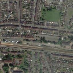 Satellite imagery of Caerphilly Castle, GB