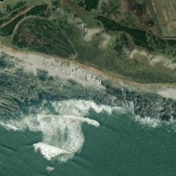 Satellite imagery of Rhossili Point, GB