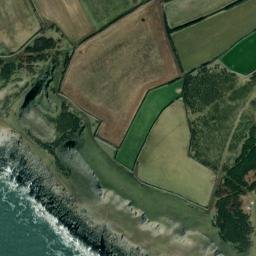 Satellite imagery of Rhossili Point, GB