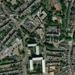 Satellite imagery of West Ham Parish Boundary Stone, GB