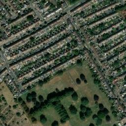 Satellite imagery of West Ham Parish Boundary Stone, GB
