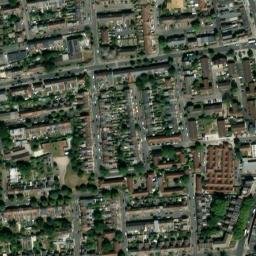 Satellite imagery of West Ham Parish Boundary Stone, GB