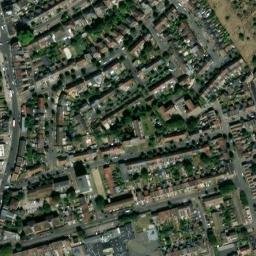 Satellite imagery of West Ham Parish Boundary Stone, GB
