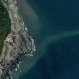 Satellite imagery of Oxwich Point, GB