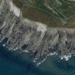 Satellite imagery of Oxwich Point, GB