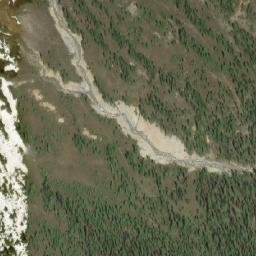Satellite imagery of Whaleback Mountain, CA