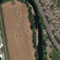 Satellite imagery of Morganstown Motte, GB