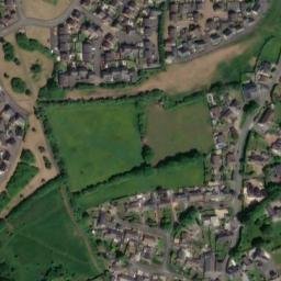 Satellite imagery of Coity Castle, GB