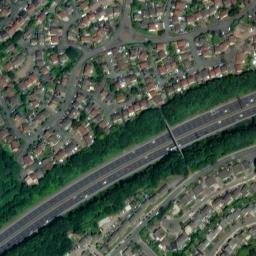 Satellite imagery of Morganstown Motte, GB