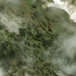 Satellite imagery of Bachelor Pass, CA