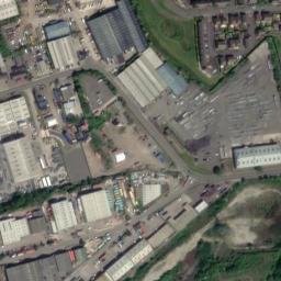 Satellite imagery of Coity Castle, GB