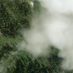 Satellite imagery of Bachelor Pass, CA