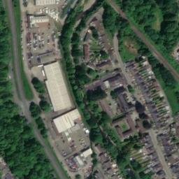 Satellite imagery of Newcastle Bridgend Castle, GB