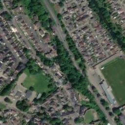 Satellite imagery of Newcastle Bridgend Castle, GB