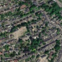 Satellite imagery of Newcastle Bridgend Castle, GB