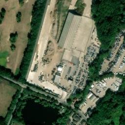 Satellite imagery of Coal tax plate;Coal tax post, GB