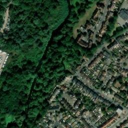 Satellite imagery of Coal tax plate;Coal tax post, GB