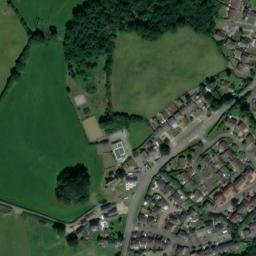 Satellite imagery of Ystradowen Motte, GB