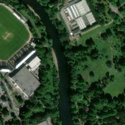 Satellite imagery of Cardiff Castle, GB