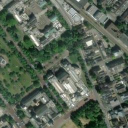 Satellite imagery of Cardiff Castle, GB