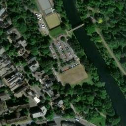 Satellite imagery of Cardiff Castle, GB