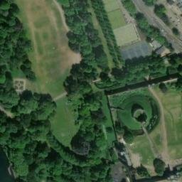 Satellite imagery of Cardiff Castle, GB