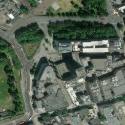 Satellite imagery of Cardiff Castle, GB