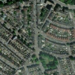Satellite imagery of Cardiff Castle, GB