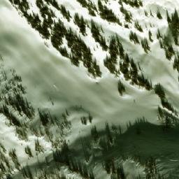 Satellite imagery of Sorcerer Pass, CA