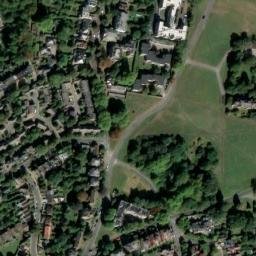 Satellite imagery of London County Council Boundary Marker, GB