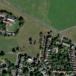 Satellite imagery of London County Council Boundary Marker, GB