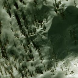 Satellite imagery of Sorcerer Pass, CA