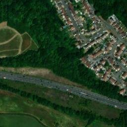 Satellite imagery of Caerau Castle, GB
