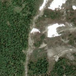 Satellite imagery of Anthozoan Mountain, CA