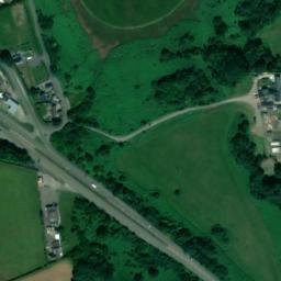 Satellite imagery of Llanquian Castle, GB
