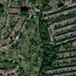 Satellite imagery of Isleworth and Twickenham Parish Border, GB