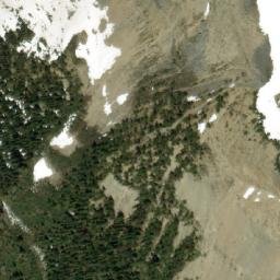 Satellite imagery of Emerald Peak, CA