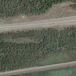 Satellite imagery of Kicking Horse Pass, CA