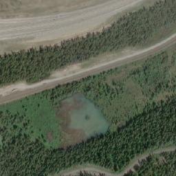 Satellite imagery of Kicking Horse Pass, CA