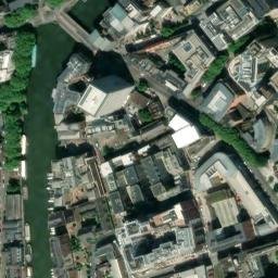 Satellite imagery of Bristol Castle, GB