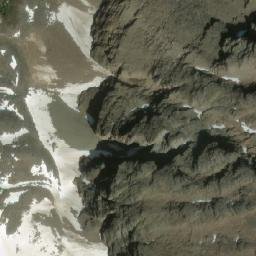 Satellite imagery of Devils Thumb, CA