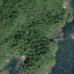 Satellite imagery of Cape Calvert, CA