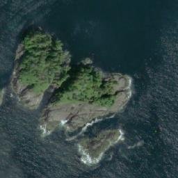 Satellite imagery of Cape Calvert, CA