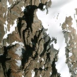 Satellite imagery of Cathedral Crags, CA