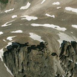 Satellite imagery of Cathedral Mountain, CA