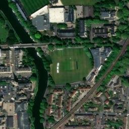 Satellite imagery of Roman Baths, GB