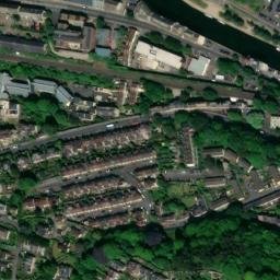 Satellite imagery of Roman Baths, GB